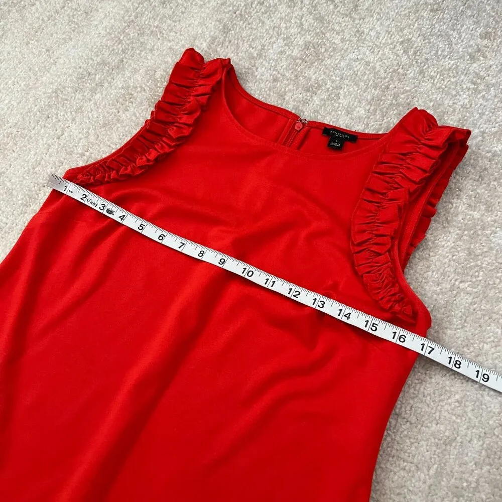 Ann Taylor Factory Sleeveless Summer Midi Dress S - Picture 6 of 10